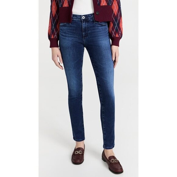 AG Adriano Goldschmied Women's Size 29 The Prima Mid Rise Cigarette Jeans - Picture 1 of 14